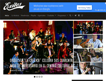 Tablet Screenshot of exitosfm.com